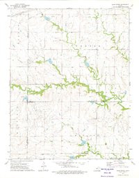 SHAW CREEK, KS HISTORICAL MAP GEOPDF 7.5