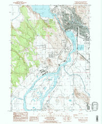 KLAMATH FALLS, OR HISTORICAL MAP GEOPDF