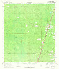 MAXVILLE, FL HISTORICAL MAP GEOPDF 7.5X7