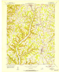 EUBANK, KY HISTORICAL MAP GEOPDF 7.5X7.5