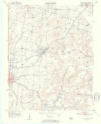 COOKEVILLE EAST, TN HISTORICAL MAP GEOPD