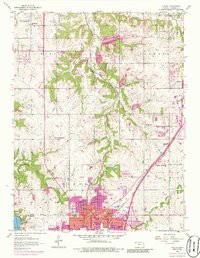 OLATHE, KS HISTORICAL MAP GEOPDF 7.5X7.5