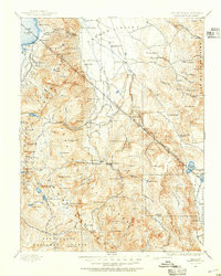 MARKLEEVILLE, CA-NV HISTORICAL MAP GEOPD