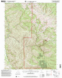 THATCHER RIDGE, CA HISTORICAL MAP GEOPDF