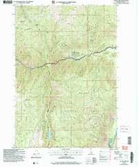 CATON LAKE, ID HISTORICAL MAP GEOPDF 7.5