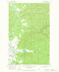 PRATER MOUNTAIN, ID HISTORICAL MAP GEOPD