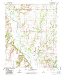 AMERICAN HORSE LAKE, OK HISTORICAL MAP G