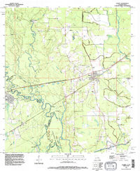 STARKS, LA-TX HISTORICAL MAP GEOPDF 7.5X