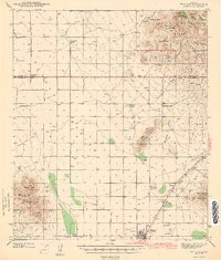 WILLCOX, AZ HISTORICAL MAP GEOPDF 15X15
