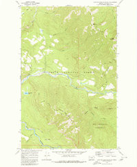 SPOTTED BEAR MOUNTAIN, MT HISTORICAL MAP