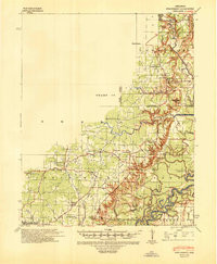 STRAWBERRY, AR HISTORICAL MAP GEOPDF 15X