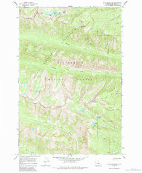 WARD MOUNTAIN, MT HISTORICAL MAP GEOPDF