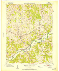 SANDERS, KY HISTORICAL MAP GEOPDF 7.5X7.