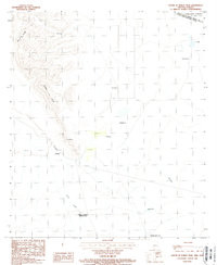 SOUTH OF BAILEY PEAK, AZ HISTORICAL MAP