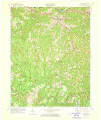 CAMPTON, KY HISTORICAL MAP GEOPDF 7.5X7.