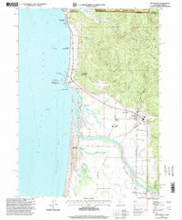 SMITH RIVER, CA-OR HISTORICAL MAP GEOPDF
