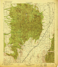CHIRICAHUA, AZ-NM HISTORICAL MAP GEOPDF