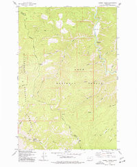 SAWMILL SADDLE, MT HISTORICAL MAP GEOPDF