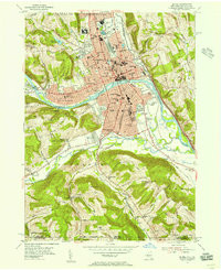 ELMIRA, NY-PA HISTORICAL MAP GEOPDF 7.5X