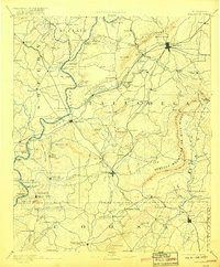 TALLADEGA, AL HISTORICAL MAP GEOPDF 30X3