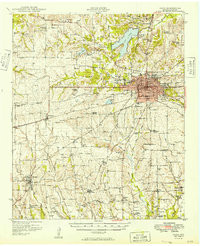 PARIS, TX HISTORICAL MAP GEOPDF 15X15 GR