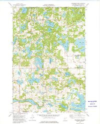 HEILBERGER LAKE, MN HISTORICAL MAP GEOPD