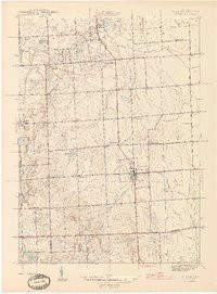 ALMONT, MI HISTORICAL MAP GEOPDF 7.5X7.5