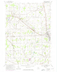 RICHMOND, MI HISTORICAL MAP GEOPDF 7.5X7