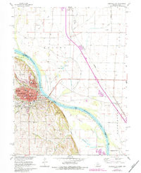 NEBRASKA CITY, NE-IA HISTORICAL MAP GEOP