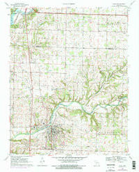 OZARK, MO HISTORICAL MAP GEOPDF 7.5X7.5
