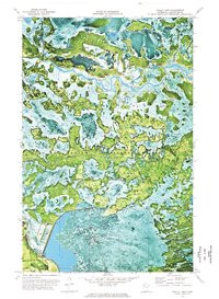 BAILEY LAKE, MN HISTORICAL MAP GEOPDF 7.