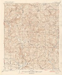 TREAT, AR HISTORICAL MAP GEOPDF 15X15 GR