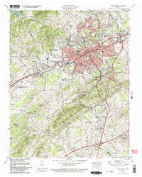 MORRISTOWN, TN HISTORICAL MAP GEOPDF 7.5
