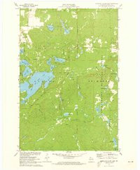 UPPER EAU CLAIRE LAKE, WI HISTORICAL MAP