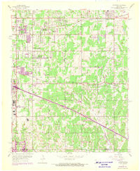 CHOCTAW, OK HISTORICAL MAP GEOPDF 7.5X7.