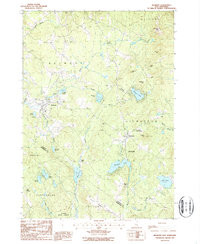 BELMONT, NH HISTORICAL MAP GEOPDF 7.5X7.