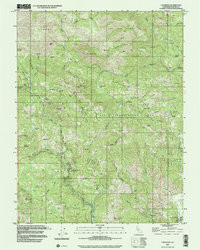 CAZADERO, CA HISTORICAL MAP GEOPDF 7.5X7