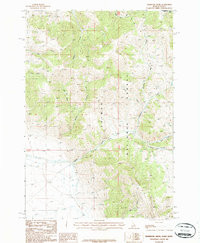 RESERVOIR CREEK, ID-MT HISTORICAL MAP GE