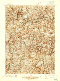 GORHAM, NH-ME HISTORICAL MAP GEOPDF 15X1