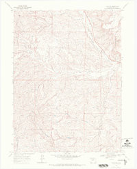 CRAIG NE, CO HISTORICAL MAP GEOPDF 7.5X7