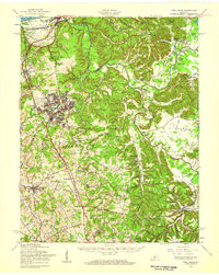 VINE GROVE, KY-IN HISTORICAL MAP GEOPDF