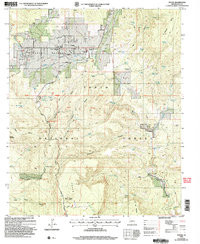 YOUNG, AZ HISTORICAL MAP GEOPDF 7.5X7.5