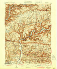 WARRENSVILLE, PA HISTORICAL MAP GEOPDF 1