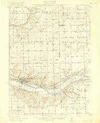MARSEILLES, IL HISTORICAL MAP GEOPDF 15X