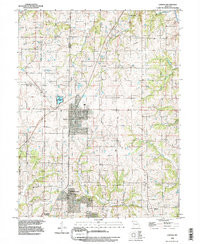 LAWSON, MO HISTORICAL MAP GEOPDF 7.5X7.5