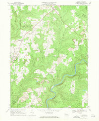LUCINDA, PA HISTORICAL MAP GEOPDF 7.5X7.