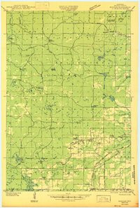 MOQUAH, WI HISTORICAL MAP GEOPDF 15X15 G