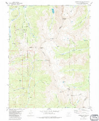 CUMBERLAND PASS, CO HISTORICAL MAP GEOPD