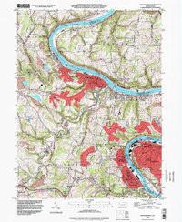 MONONGAHELA, PA HISTORICAL MAP GEOPDF 7.