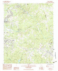 PACOLET, SC HISTORICAL MAP GEOPDF 7.5X7.